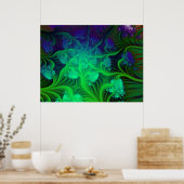 Poster forêt de broccolli (Cuisine)