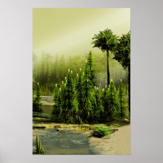 Poster Forêt de Carbonifère