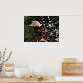 Poster Forêt de champignons (Cuisine)