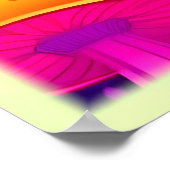 Poster Forêt de champignons à lueur de néon (Coin)