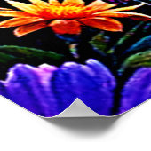 Poster Forêt de champignons enchantée (Coin)