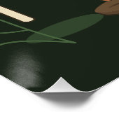Poster Forêt de champignons Goblincore (Coin)