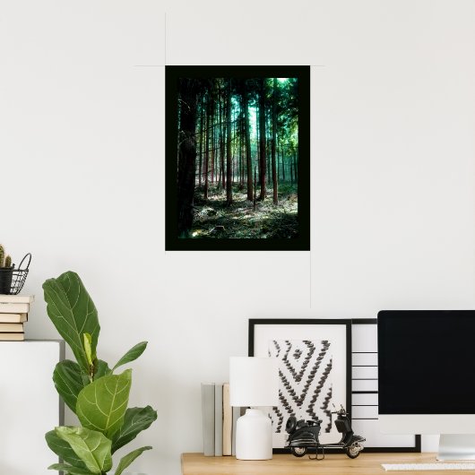 Poster Forêt de charme (Bureau à domicile)