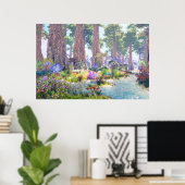 Poster Forêt de fleurs (Bureau à domicile)