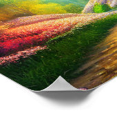 Poster Forêt de fleurs (Coin)