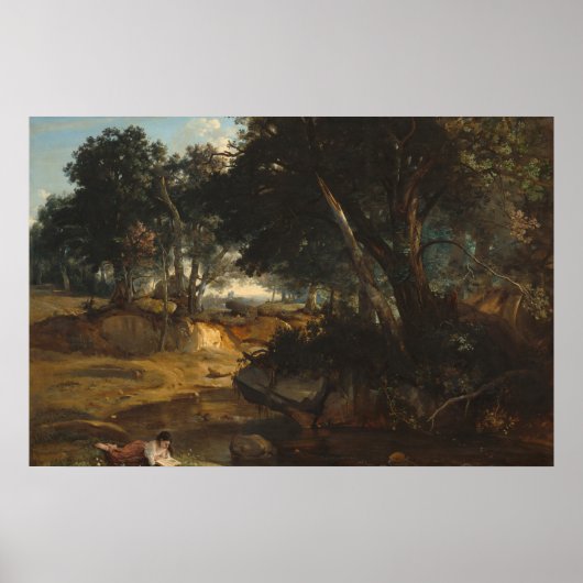 Poster Forêt de Fontainebleau (Devant)