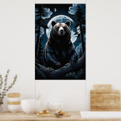 Poster Forêt de grizzlis (Cuisine)