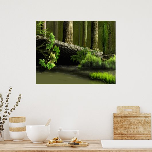 Poster Forêt de Lepidodendron un (Cuisine)