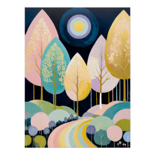 Poster Forêt de Lumina