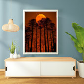Poster Forêt de lune de sang