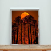 Poster Forêt de lune de sang
