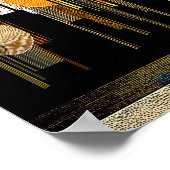 Poster Forêt de minuit #17 - 4x5 Téléchargement numérique (Coin)