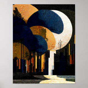 Poster Forêt de minuit  #3 - 4x5 Téléchargement numérique