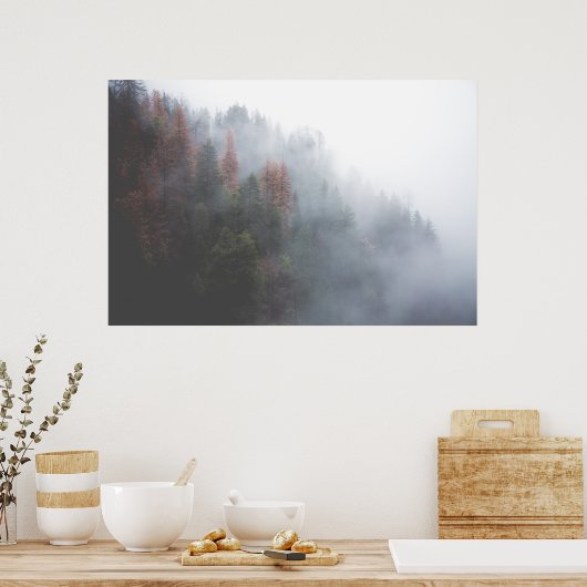 Poster Forêt de Misty (Cuisine)