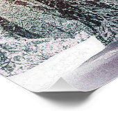 POSTER  FORÊT DE NEIGE NATURE (Coin)