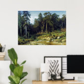 Poster Forêt de pins dans la province de Viatka (Bureau à domicile)