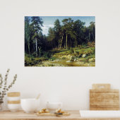 Poster Forêt de pins dans la province de Viatka (Cuisine)