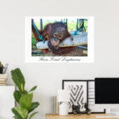 Poster Forêt de pluie Great Ape Dayrêves (Bureau à domicile)