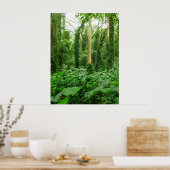Poster Forêt de pluies hawaïennes (Cuisine)