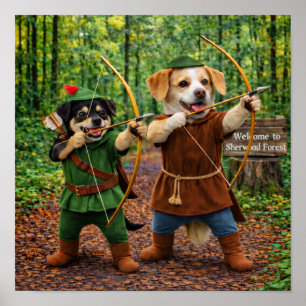Poster "Forêt de Sherwood"