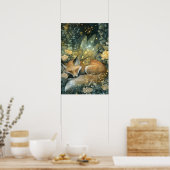 Poster Forêt d'Emeraude Enchantée de Fox (Cuisine)