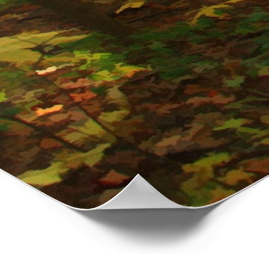 Poster "Forêt d'érable" (Coin)
