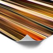 Poster Forêt d'érable d'automne moderne bois d'automne (Coin)