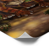 Poster Forêt des Tricératops (Coin)