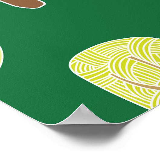 Poster Forêt d'été : Conception inspirée par la nature (Coin)