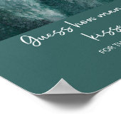 Poster Forêt devinez combien de baisers jeu de nage (Coin)