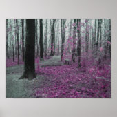 Poster Forêt d'hiver (Devant)