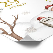 Poster Forêt d'hiver Animaux boisés 1ère année Jalon (Coin)