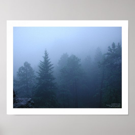 Poster Forêt d'octobre (Devant)