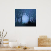 Poster Forêt éffrayante. (Cuisine)