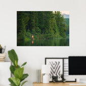 Poster Forêt | Elk au parc national Banff Alberta (Bureau à domicile)