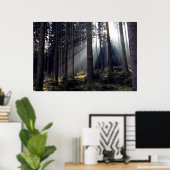 Poster Forêt en Bavière (Bureau à domicile)