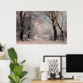 Poster Forêt En Hiver (Bureau à domicile)