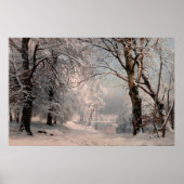 Poster Forêt En Hiver (Devant)