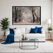 Poster Forêt En Hiver