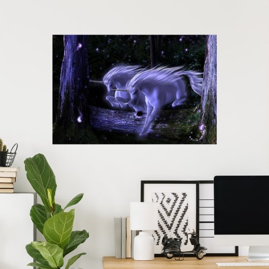 Poster Forêt enchantée (Bureau à domicile)