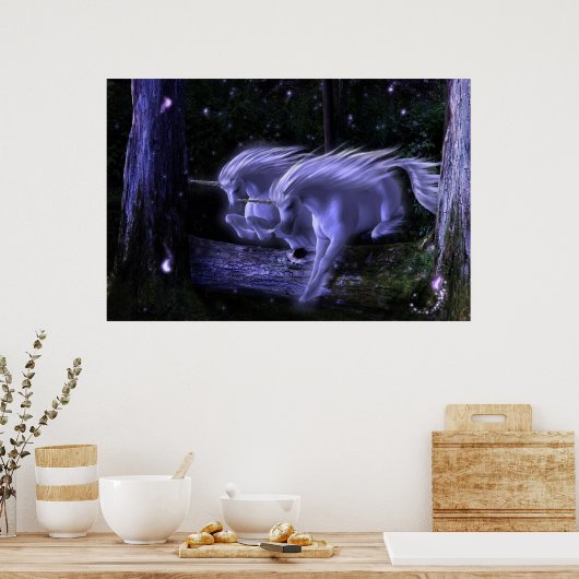 Poster Forêt enchantée (Cuisine)