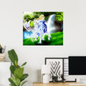 Poster Forêt enchantée (Bureau à domicile)