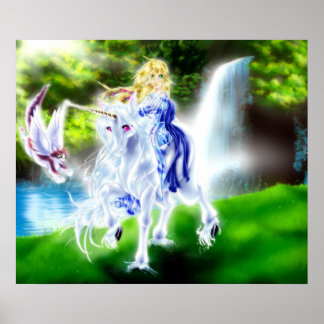 Poster Forêt enchantée