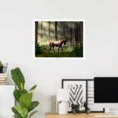 Poster Forêt enchantée (Bureau à domicile)