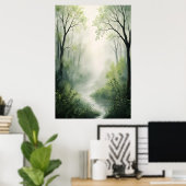 Poster Forêt Enchantée (Bureau à domicile)