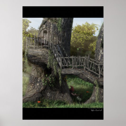 Poster Forêt enchantée (Devant)