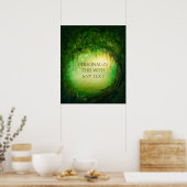 Poster Forêt enchantée et lumières Rustique Mariage Wall  (Cuisine)