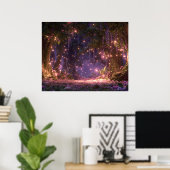 Poster Forêt Enchantée Magique (Bureau à domicile)