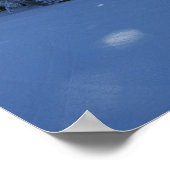 Poster forêt enneigée dans la montagne (Coin)