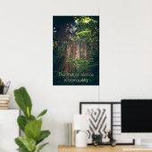 Poster Forêt estivale paisible (Bureau à domicile)